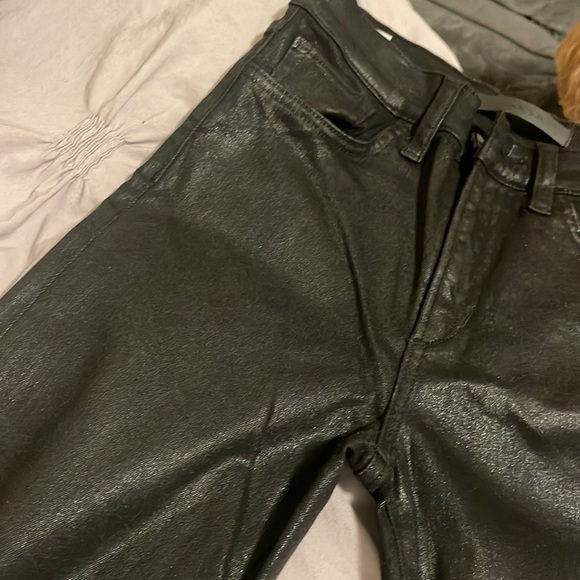 Shiny Black Joes Jeans - Picture 2 of 2